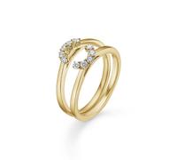 Mads Z Crown Tiara Ring Gold 0,04 ct. 1541920-54 - Woman - Gold Gold 54
