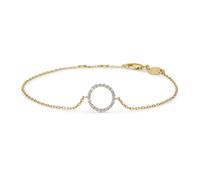 Mads Z Diamond Halo Bracelet 14 ct. Gold 0,12 ct. 1551024 - Woman - Gold Gold 19 cm