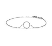 Mads Z Diamond Halo Bracelet 14 ct. White gold 0,12 ct. 1651024 - Woman - Whitegold Silver 19 cm