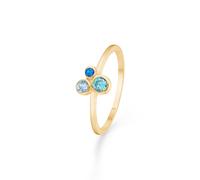 Mads Z Emily Ring 3347048-52 (ring) - Woman - Gold Blue/Gold 52