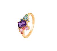 Mads Z Four Seasons-Summer Ametyst Ring 14 ct. Gold 1546030-52 - Woman - Gold Gold/Purple 52