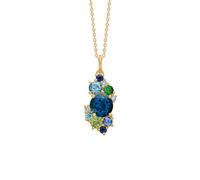 Mads Z Four Seasons Winter Pendant 14 ct. Gold 0,055 ct. 1536031 - Woman - Gold Blue/Gold