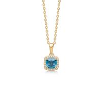 Mads Z Mona Lisa Pendant Gold 0,045 ct. 1536008 - Woman - Gold Blue/Gold