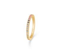 Mads Z Poetry Rainbow Ring 14 ct. Gold 1544061-52 - Woman - Gold Gold 52