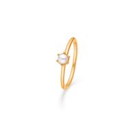 Mads Z Poetry Solitarie Ring 14 ct. Gold 1543050-54 - Woman - Gold Gold 54