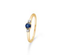 Mads Z Sapphire N'dreams Ring Gold 0,08 ct. 1544071-54 - Woman - Gold Blue/Gold 54