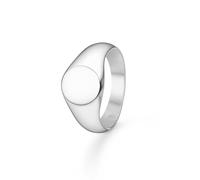 Mads Z Signet Round Ring Silver 3140181-54 - Woman - 925 Sterling Silver Silver 54