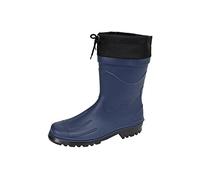 MADSea Nils-Hannes Men's Boys Wellington Boots Half Shaft Rain Boots, Dark blue black, 12.5 UK