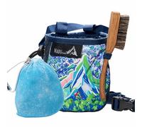 Madu Climb - Rock Climbing Chalk Bag Water Colour Artwork (Purple Bundle)