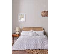'Mae' Cotton Duvet Cover Set Murmur Grey Double