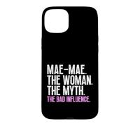 Mae-Mae The Woman The Myth Bad Influence MaeMae Cool Vintage Case for iPhone 15 Plus