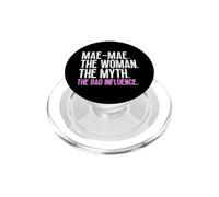 Mae-Mae The Woman The Myth Bad Influence MaeMae Cool Vintage PopSockets PopGrip for MagSafe