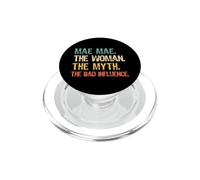 Mae-Mae The Woman The Myth The Bad Influence MaeMae Retro PopSockets PopGrip for MagSafe