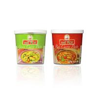 Mae Ploy Green Curry Red Curry Paste Value Pack 400g each Pack of 2