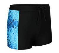 Maeau Boys Swimming Trunks 7-14 Years Quick Dry Swim Shorts Trunks with Inner Lining & Drawstring Beach Surfing Swimsuit Shorts for Boys Black 11-12 Years