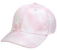 Maeau Kid Girls Baseball Hats with Ponytail Adjustable Anti UV Tennis Cap Summer Sun Protection Hat Child Sport Caps Pink White S