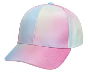 Maeau Kid Girls Baseball Hats with Ponytail Adjustable Anti UV Tennis Cap Summer Sun Protection Hat Child Sport Caps Rainbow S