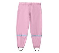 Maeau Kids Waterproof Trousers, Outdoor Lightweight Rainwear Rain Pants with Reflective Strips, Waistband Rain Trousers for Boys Girls #9 4-5 yrs