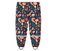 Maeau Kids Waterproof Trousers, Outdoor Lightweight Rainwear Rain Pants with Reflective Strips, Waistband Rain Trousers for Boys Girls #4 9-10 yrs