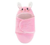 Maeau Newborn Baby Blanket Winter Fleece Wrap Blanket Infant Warm Blankets Swaddle C Pink 1-3 M