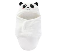 Maeau Newborn Baby Blanket Winter Fleece Wrap Blanket Infant Warm Blankets Swaddle C White 1-3 M