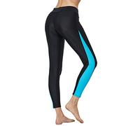 Maeau - Wetsuit Pants Women Swimming Pants Surfing Tights Sun Protection Trousers Diving Leggings Swimsuits for Snorkeling Surfing - L - Blue