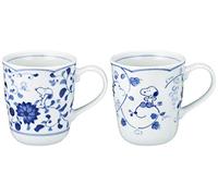 Maebata Snoopy Peanuts Bleu et Blanc Kanesho poterie Paire Mug 630740 (Japan Import)