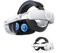 Maecker vr Battery Head Strap for Quest 3S/Quest 3 Elite Strap with 8000mAh Fast Charging Battery Pack Balanced Strap for Quest 3 for Quest 3S Accessories