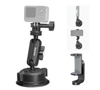 Maectech Suction Cup Mount for GoPro Car Mounts for Insta360 Accessories | 360 Camera mount for car,windshield phone holder for car camping shooting,action camera mounts,car tripod for iphone vlogging