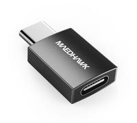 MaedHawk Bypass 2.0 Motorcycle CarPlay Activation Adapter Bluetooth Headset Bypass with USB-C Passthrough Charging Port (Headset Bypass for CarPlay)