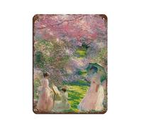 MAEDRW French Painter Claude Monet Posters Retro Poster Metal Tin Sign Chic Art Retro Iron Painting Bar People Cave Cafe Family Garage Poster Wall Decoration 12x16inch(30x40cm)