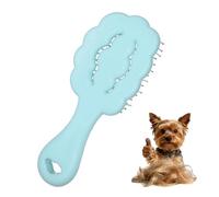 MAEELOU Cloud Shape Small Dog Grooming Brush - Perfect for Shih Tzus, Yorkies, and Maltipoos - Ideal Puppy Hair Brushes for Maltese and Small Breeds (Sky Blue）