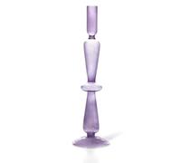 Maegan Glass Taper Candle Holder - Lilac