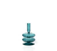 Maegen Glass Taper Candle Holder - Ocean Teal