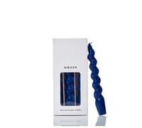 Maegen Spiral Taper Candles - Navy