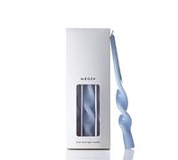 Maegen Twist Taper Candles - Ice Blue