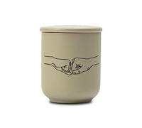 Maegen Vox Range Fist Bump Candle - Vanilla Cream & Brown Sugar - 8.5oz Single Wick Ceramic Container with Lid
