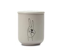 Maegen Vox Range Peace Candle - Coconut Nectar & Pineapple Scent, 8.5oz, Single Wick, Ceramic Container with Lid
