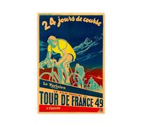 maehbya 1949 Tour De France Vintage Bicycle Poster Canvas Poster Bedroom Decor Landscape Office Room Decor Gift 12x18inch(30x45cm)