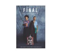 maehbya 2025 FA Cup Final Programme Crystal Palace V Manchester City Canvas Poster Wall Art Decor Print Picture Paintings for Living Room Bedroom Decoration 20x30inch(50x75cm)