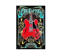 maehbya Eric Clapton Poster Canvas Poster Wall Art Decor Print Picture Paintings for Living Room Bedroom Decoration 16x24inch(40x60cm)