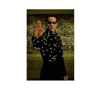maehbya Neo from The Matrix Stopping Bullets Poster Canvas Poster Wall Art Decor Print Picture Paintings for Living Room Bedroom Decoration 08x12inch(20x30cm)