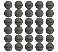 MaehSab 30 Pcs Rubber Bottoms for Sublimation Tumblers, Anti-Slip Self-Adhesive Silicone Bottom Pads for Skinny Slim Tumblers Mason Jars, Wine Tumblers (Black, 2.2 Inches)
