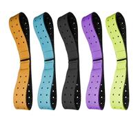 MaehSab 5 Pcs Replacement Armband Strap Heart Rate Monitor Band Soft Compatible with OTF, Orange Theory Fitness Adjustable Armband Strap (0.8 x 14.2 Inch)