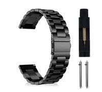 MaEiol 20mm Metal Strap for Samsung Galaxy Watch FE 40mm /Galaxy Watch 7/6/5/4 40mm 44mm /6 Classic 43mm 47mm /5 Pro 45mm, Stainless Steel Replacement Wristband Business for Women Men