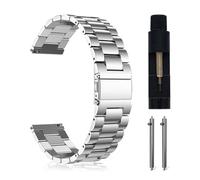 MaEiol 22mm Metal Strap for Xiaomi Watch S4/S4 Sport/Xiaomi Redmi Watch 5 Active /5 Lite, Stainless Steel Replacement Wristband Business Style for for Women Men