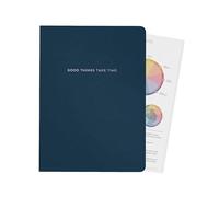 MäksēLife Goal Setting Companion Notebooks - Undated 12-Months Planner for Bold Vision & Weekly Actions, A5 Confidence-Building Achievement System, Fresh Start Set