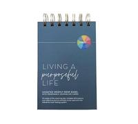 MäksēLife Purposeful Life Desk Easel - 53-Week of Self-Discovery, Daily Mindset Affirmations, Life Coaching Tips & Journal Prompts to Transform Your Year