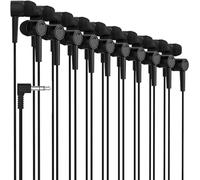Maeline Bulk 10 Pack Earbuds, Noise Isolating in-Ear Headphones for Classroom, Library, Airplane Travel, 3.5mm Wired Kids Earbuds Earphones for Phones, Computer and Laptops - Black