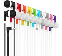 Maeline Bulk Earbuds 40 Pack Kids Stereo Headphones for School Classroom, Library, Travel, Gym, Hospital, Museums 3.5mm Jack, Tangle-Free Wired Earphones for MP3 Player, Phones, Computers, Laptops